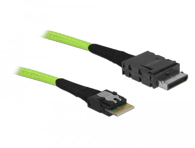 Delock 85755 Cable Oculink PCIE SFF-8611 Slim Sas SFF-8654 1M — image 1