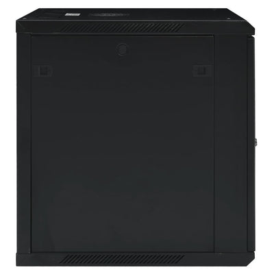 Phasak Cabinet Rack Mural 19 15U 600X600 Black + Ventilacion/Light Blue — image 1