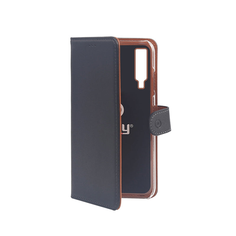 Celly WALLY795 Case For Galaxy A7 (2018) 15,2CM (6) Case Cartera Black Brown