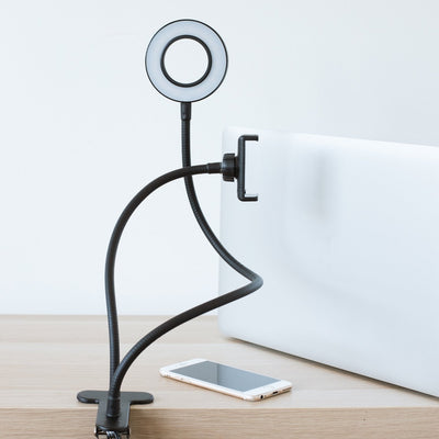 Thumbsup! Vlogging Light Ring Light Selfies With Stand Smartphone — image 1