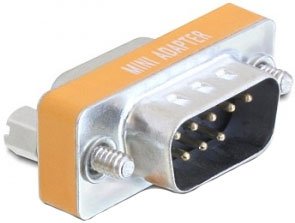Delock Adapter Mini dB 9M - dB 9 H Null Modem — image 1