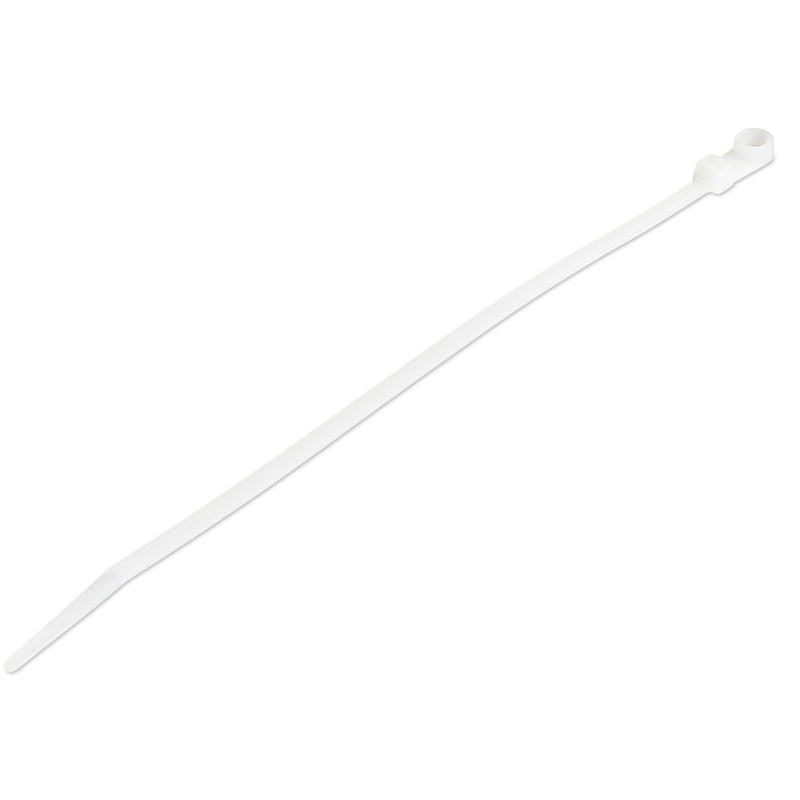 StarTech.com 20CM(8) Cable Ties With Mounting Hole 4MM(1/8) Wide 52MM(2) Bundle Diameter 22KG(50LB) Tensile St