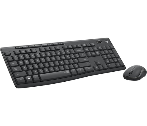 Logitech Keyboard English + Mouse MK295 USB QWERTY Internacional Ee.uu. Graphite — image 1