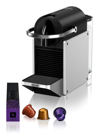 Delonghi Coffee Machine 127.S Nespresso Pixie Silver — image 1