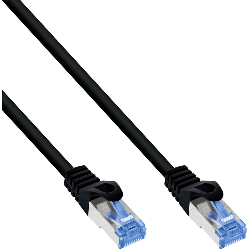 Inline Network Cable , CAT.6A, S/FTP, Tpe Flexible, Black 50M