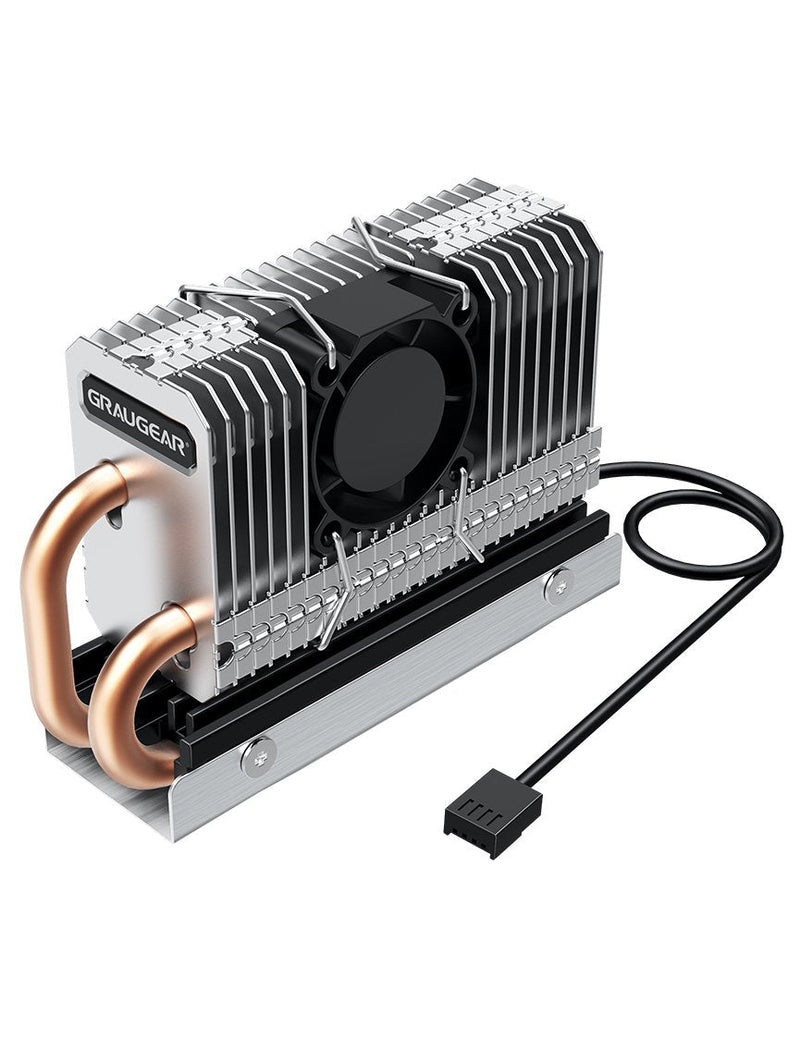 Graugear Disipador SSD M.2 2280 With Fan PWM Retail
