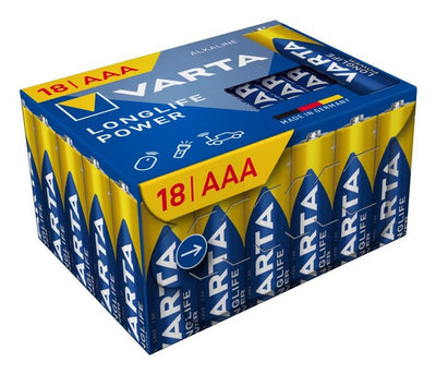 Battery Alkalina Longlife Power Cube Aaa - LR03 Box 18 Units Ø10,5 X 44,5MM — image 1
