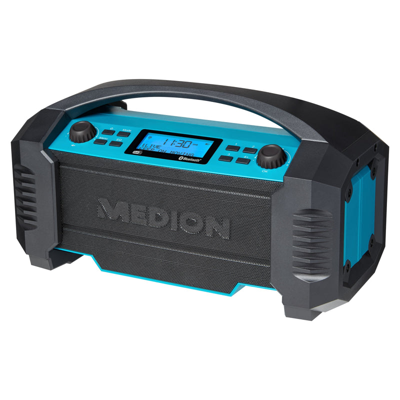 Medion Md 43320 Dab + Baustellen-radio Blue Black