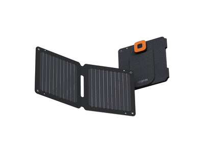 Xtorm Panel Solar Foldable XR2S14 14W Black 14W/ Usb-a, USB-C/ Certificación IPX4/ Screen LCD — image 1