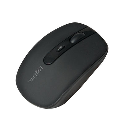 Logilink Mouse Ambidextro Optico Bluetooth 1600 DPI Black ID0078A — image 1