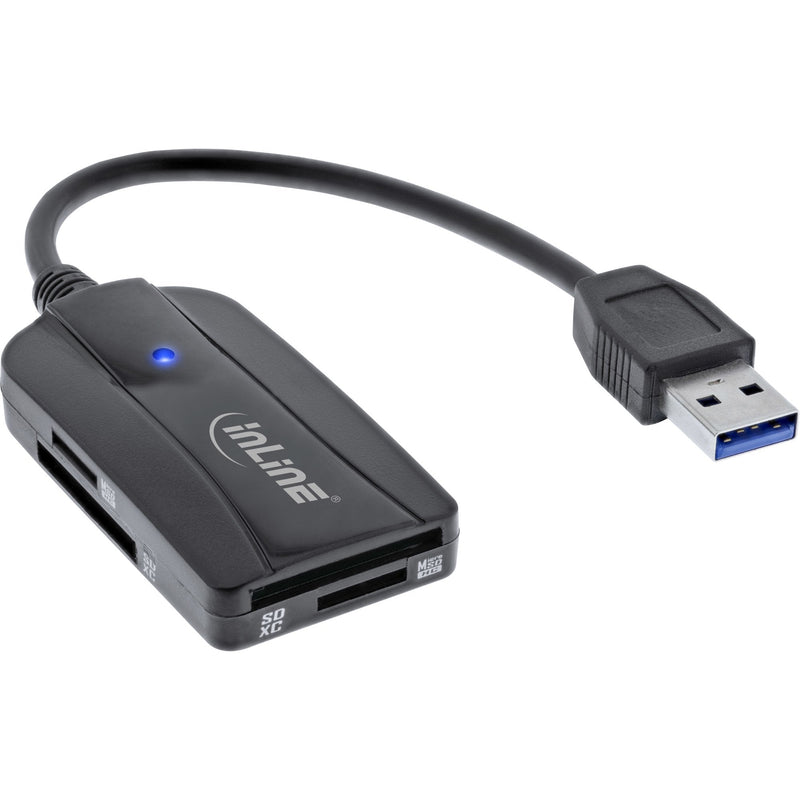 Inline Card Reader USB 3.1 Usb-a, SD/Sdhc/Sdxc, microSD, Compatible With Uhs-ii
