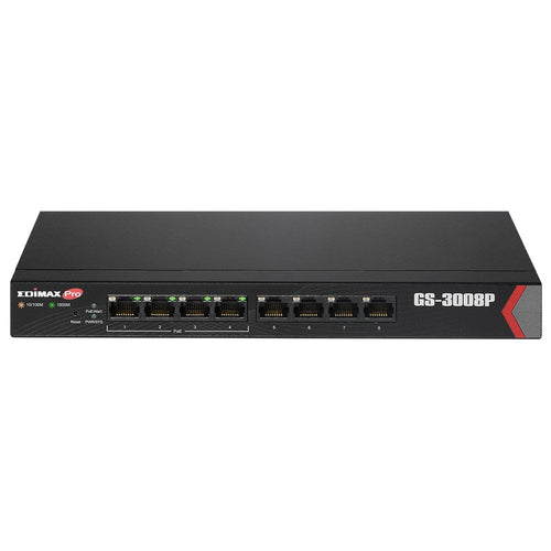 Edimax Switch Pro GS-3008P 8XGIGABIT/4XPOE/Small Form Factor GS-3008P — image 1