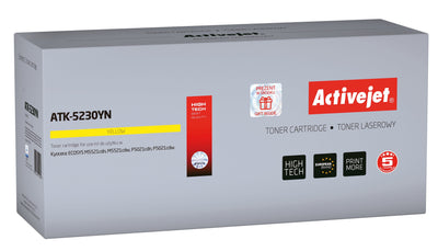Activejet Cartridge Toner ATK-5230YN Spare Part Kyocera TK-5230Y Supreme 2200 Páginas Yellow — image 1