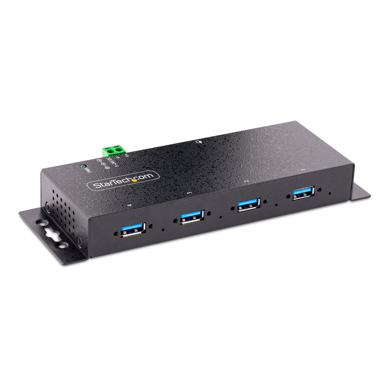 StarTech Hub Industrial USB 3.0 5Gbps 4 Ports - Concentrador USB With Protection Picos And Descargas Esd - Lad