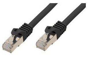 Shiverpeaks RJ45 Network Cable S FTP, CAT.7 Lszh 0,25M Black