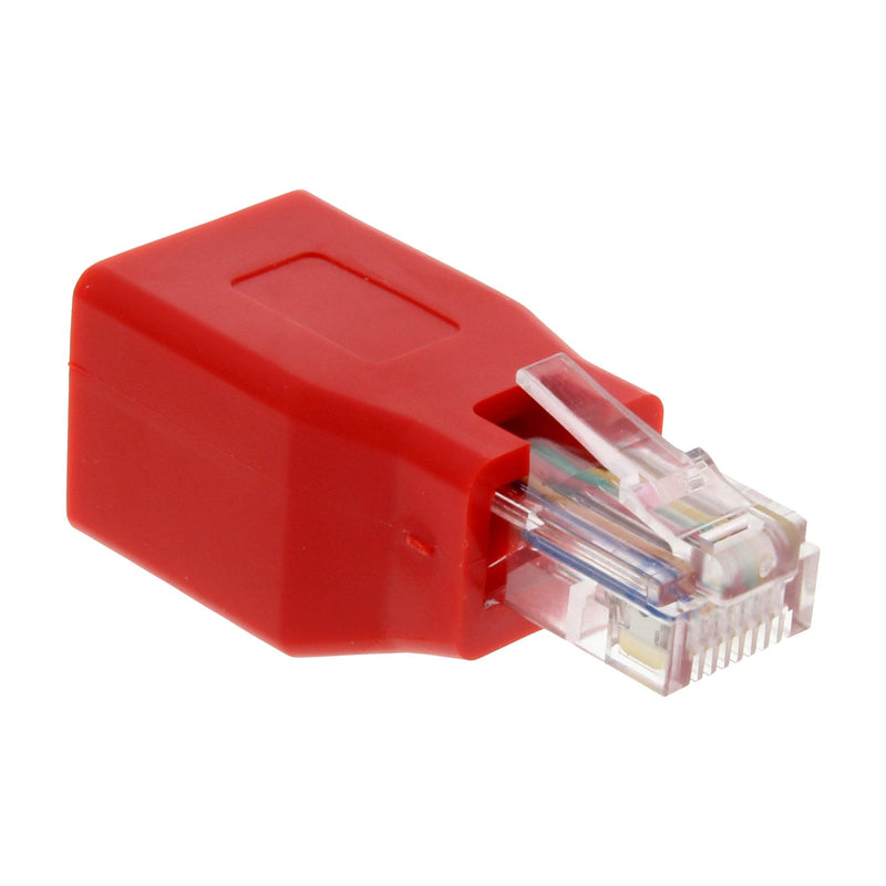 Inline Adapter Cruzado RJ45 Male a Female