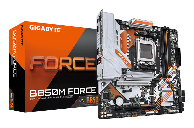 Gigabyte Motherboard AMD B850 SAM5 Micro-atx Memory DDR5 Ranuras Memory 2 B850MFORCE