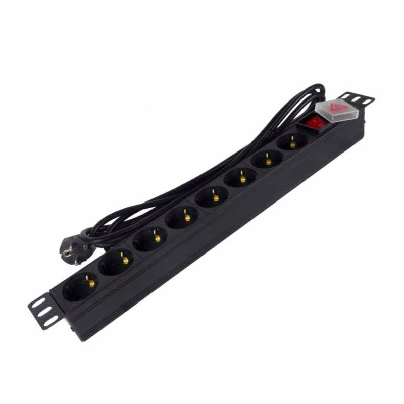 Phasak Power Strip With Switch Bns 1520 8 Sockets Power Cable 3M Black