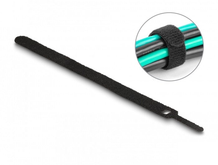 Delock 19011 Presilla Cable Ties Adherentes Cables Black 10 Pieces