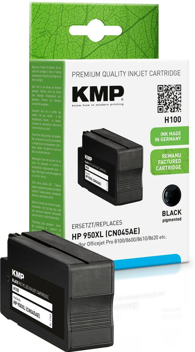 Kmp Cartridge HP CN045AE NR.950XL Black 2300 S. H100 Recargado — image 1