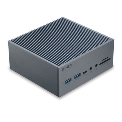 Lindy 43351 Base Laptop And Replicador Ports Acoplamiento USB 3.2 Gen 1 (3.1 Gen 1) Type-c Grey — image 1