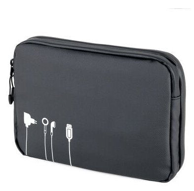 Troika Bag Cables Troika Black Tech Pouch 2