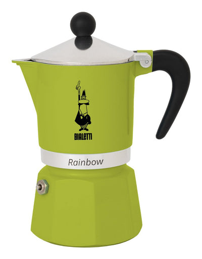 Bialetti Coffee Machine Italiana Rainbow Aluminium Black Green — image 1