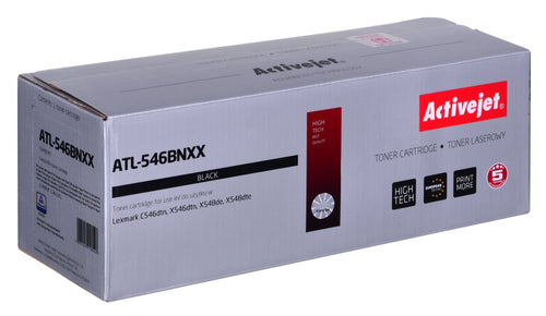 Activejet Cartridge Toner ATL-546BNXX Printers Lexmark Reemplazo Lexmark C546U1KG Supreme 8000 Páginas Black — image 1