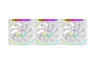 Mars Gaming Pack 3 Fans Invertidos MF-LINKFINITYKIT2R 12CM ARGB White — image 1