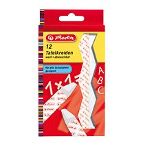 Herlitz Tafelkreiden White 12ER Paquete Colgante. — image 1
