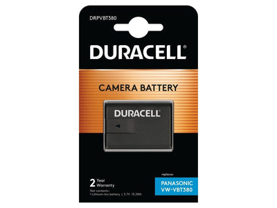 Duracell Camcorder Battery 3.7V 3560MAH Duracell Replacement Panasonic VW-VBT380 DRPVBT380 — image 1