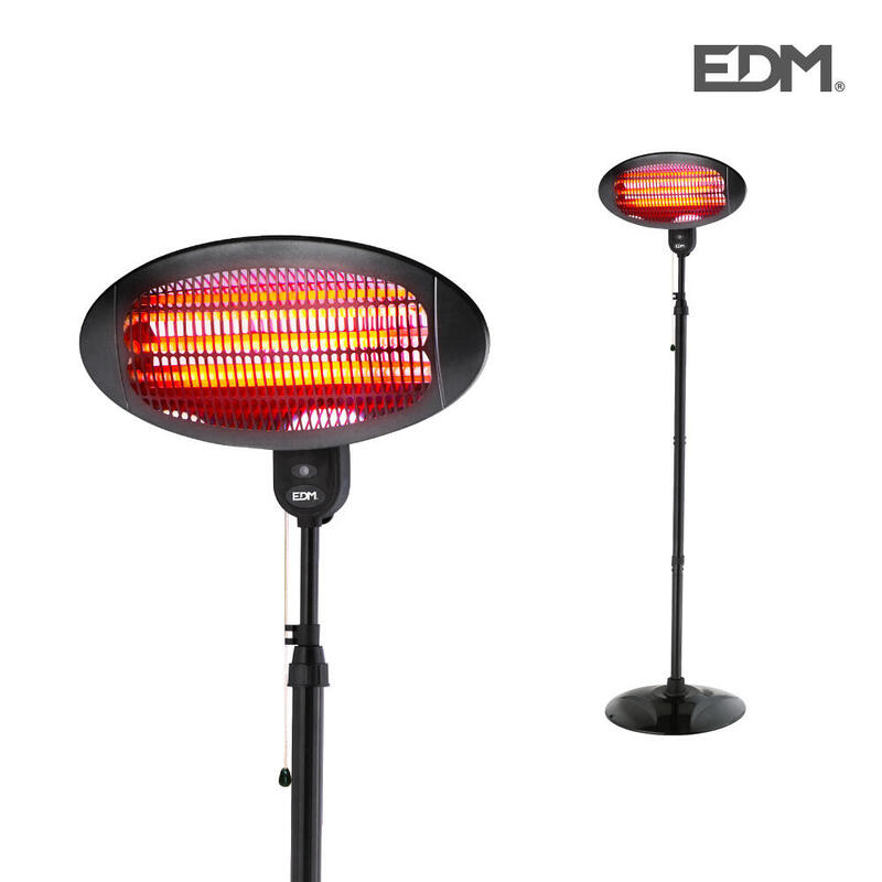 EDM Estufa Cuarzo Outdoor With Pie - 2000W -