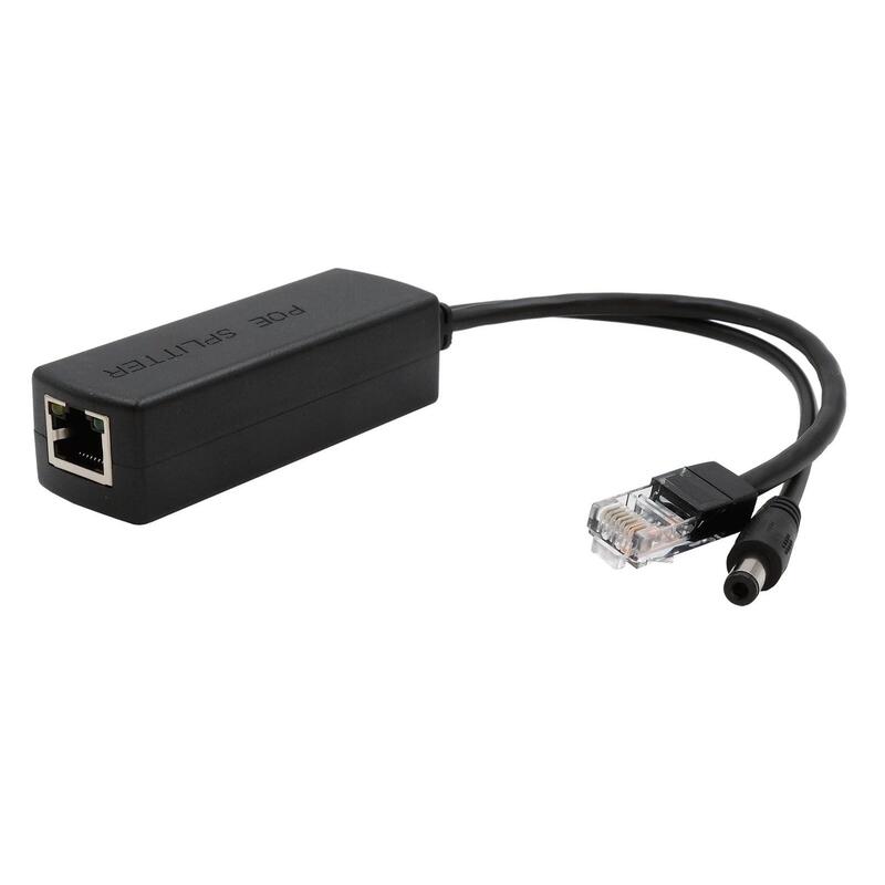Exsys EX-60320 802.3AT PoE + Splitte - Switch - 0,1Gbps
