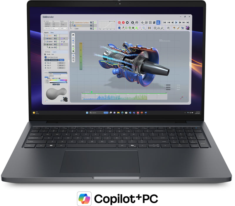 Dell Laptop Pro Precision 5 16 U9 386H 64GB SSD 1TB Rtx Pro 2000 16 FHD + W11P