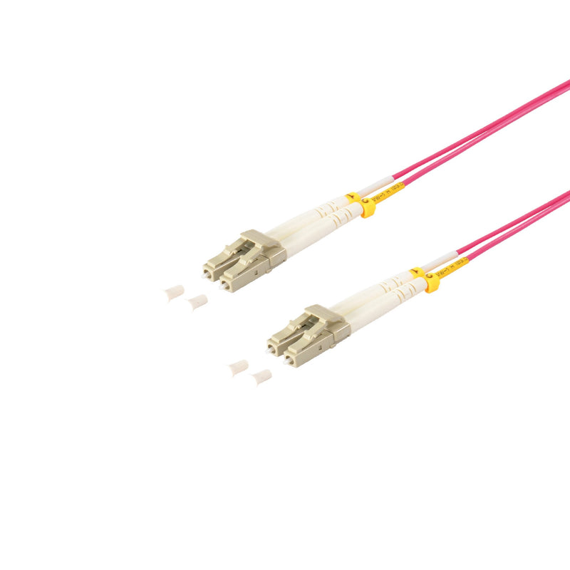 Network Cable Duplex Lwl Lc OM4 20 Violet