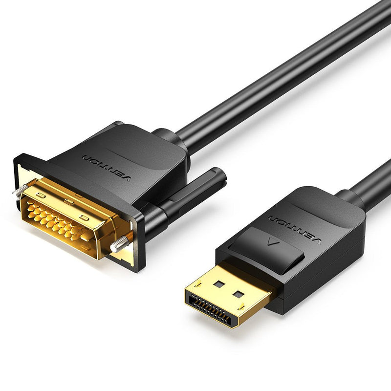 Vention Cable Converter Hafbh DisplayPort Male DVI Male 2M Black