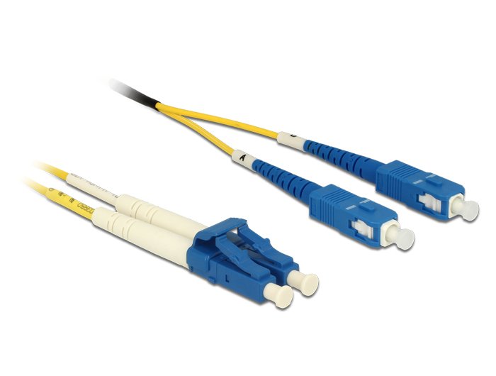 Delock Cable Fibre Optic Lc Sc Singlemode OS2 1M