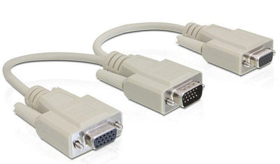 Delock Adapter VGA Male 2 X VGA Female — image 1