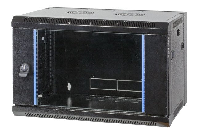 Cabinet Wall 19, Paquete Flat 12U, Depth 600MM, Black
