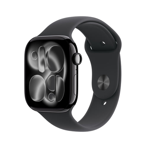 Apple Watch Series 11 GPS Cellular 46MM Box Of Aluminium Black Strap Deportiva Black S M — image 1