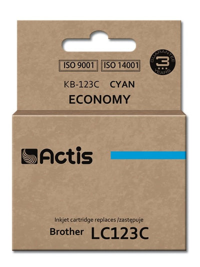 Actis Ink KB-123C (reemplazo Brother LC123C / LC121C - Standard - 10ML - Cyan) — image 1