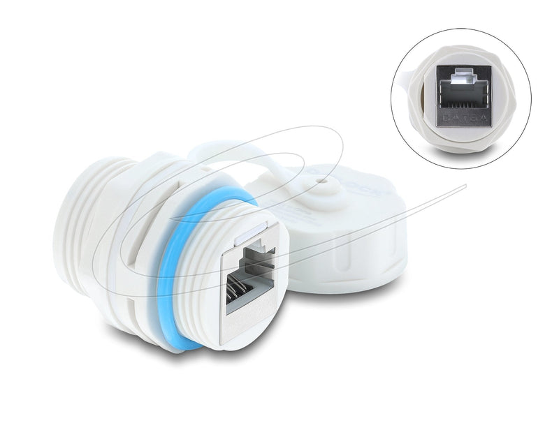 Delock Empalme Cable RJ45 Connector Female a RJ45 Connector Female CAT.6A With M23.5 X 1,5MM Gewinde And Versc