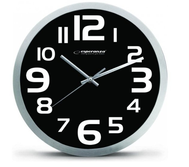 Esperanza Watch Wall EHC013W - Zurich - Watch Cuarzo Black Ovalado Black White
