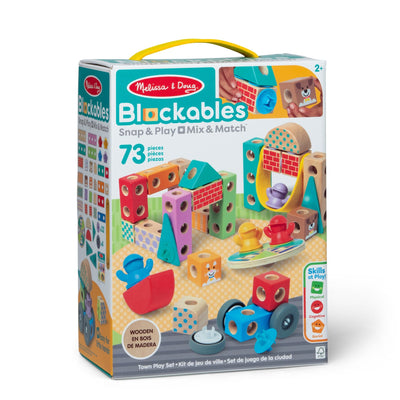 Spin Master Melissa & Doug - Set Of Ciudad Bloqueable, Toy Construcción 6074901 — image 1