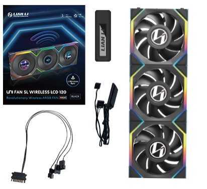Lian Li Fan 120X120 Unifan Sl Wireless LCD Black