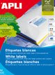 Apli Labels White Printer Inkjet, Láser And Fotocopiadoras / 70 X 25,4MM / Cantos Rectos - 100 Hojas- — image 1
