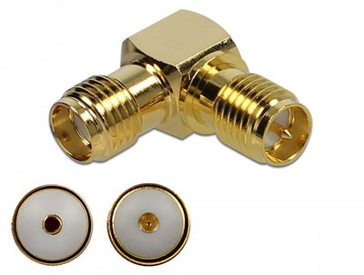 Delock 89953 Adapter Sma Female a Rp-sma Female 90° 10GHZ — image 1