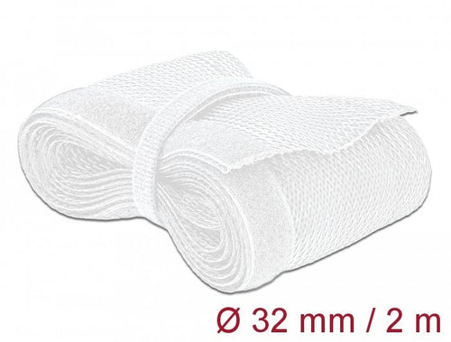 Case Trenzada With Closure Velcro 2M X 32MM White — image 1