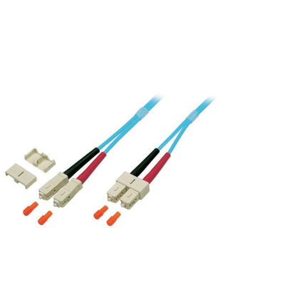 EFB Elektronik O7413.0,5 Cable Fibre Optic 0,5M OM3 2X Sc Turquesa — image 1