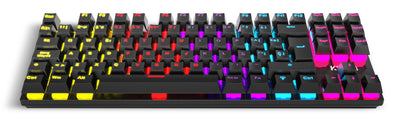 Krom Keyboard USB Kasic Tkl Black RGB Gaming Mecanico Spanish — image 1